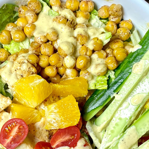 Healthy Chickpea And Tofu Salad