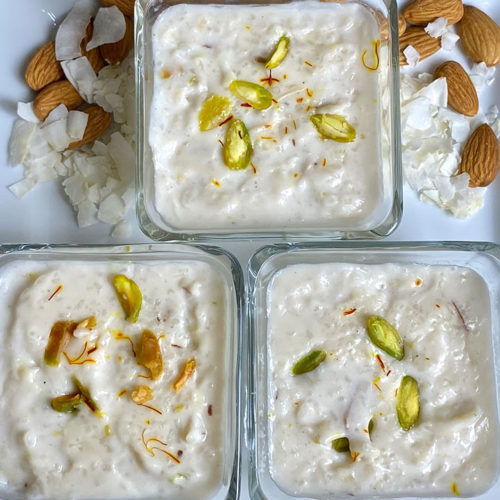 Vegan Rice Kheer (Payasam)