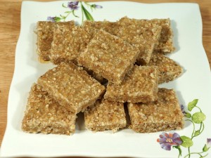 Flax Seed Burfi (Flaxseed Healthy Bar)