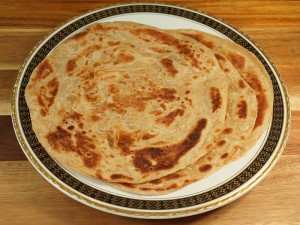 Lacha Paratha - Whole Wheat Layered Flat Bread