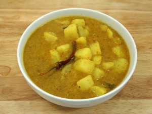 Potato in Coconut Gravy