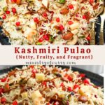 Kashmiri Pulao pinterest pin